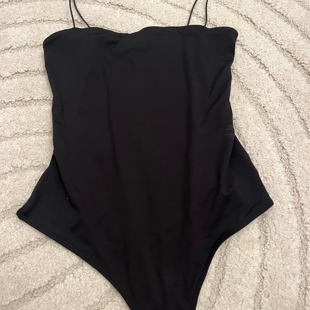 Classic Black Kids One Piece Swimsuit